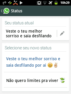 print status whatsapp